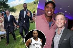NBA首位出柜球员贾森-科林斯与57岁制片人完婚,相恋十年终成眷属