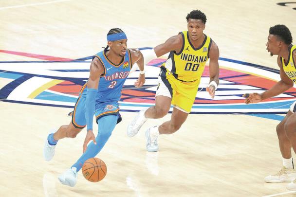 NBA总决赛步行者对阵雷霆 榜单揭晓!