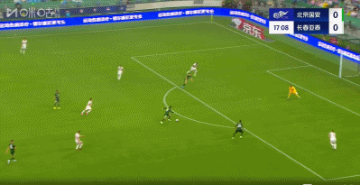 半场国安2-0亚泰，张稀哲送礼吴亚轲，曹永竞破门