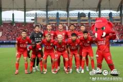河南俱乐部酒祖杜康2-2山东泰山 卡多索连扳两球
