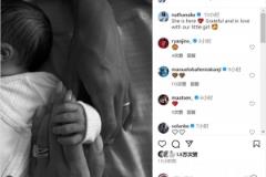 恭喜阿克晒出新生儿照片,宣布女儿出生