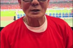 演员李国麟:第一次现场看国足比赛,希望国足越踢越好