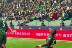 恭喜!北京国安主场第900球来自于工体之王法比奥