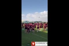 末轮对阵泰国队,国少队恢复训练,上村健一强调善始善终