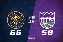 掘金首战半场领先国王,波特和戈登各得14分
