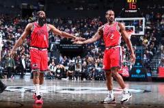 哈登:小卡表现太惊人,我靠!39分15篮板19助攻!