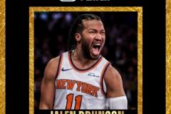 NBA官方公布:布伦森当选本赛季最佳关键球员