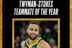 NBA官方公布:库里获本赛季最佳队友奖