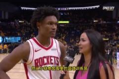 从小是勇士球迷!阿门赛后打趣:我的家人也在这里,但今天现场观众有点烦人