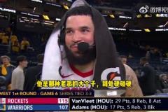 范弗利特谈亚当斯:得好吃好喝伺候这位硬汉,还得再干一场!!!