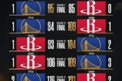 NBA官推晒火勇系列赛前6场比分,为抢七大战蓄势待发