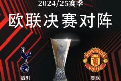 三级欧战决赛日程:22日热刺vs曼联,29日欧协联,6月1日巴黎vs国米⚔️