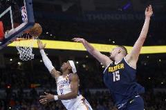 丹佛主场迎战雷霆,ESPN预测G4胜负概率