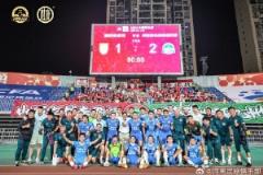 河南俱乐部酒祖杜康2-1重庆铜梁龙 卡多索、李星贤建功