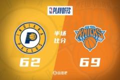 半场战报:布伦森18分哈利伯顿14+6 尼克斯69-62领先步行者