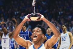 SGA力压布克、唐斯等名将当选MVP,成肯塔基大学校史第一人!