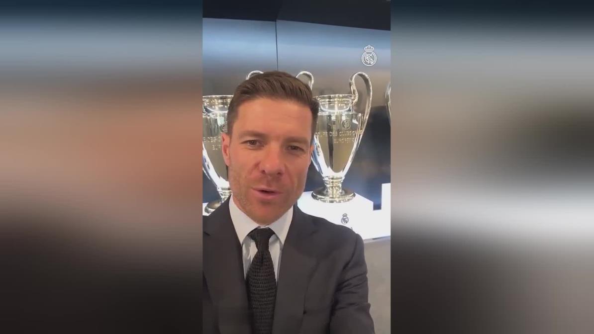 阿隆索致意皇马球迷:开启新时代,Hala Madrid!